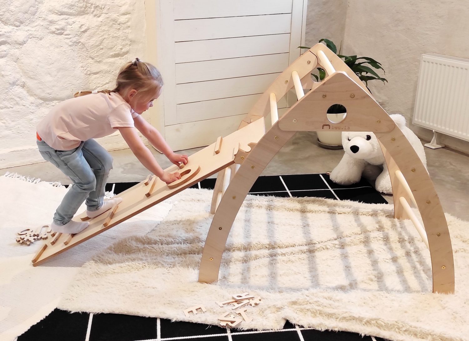 Indoor Play ground gym Pikler's climbing triangle set
