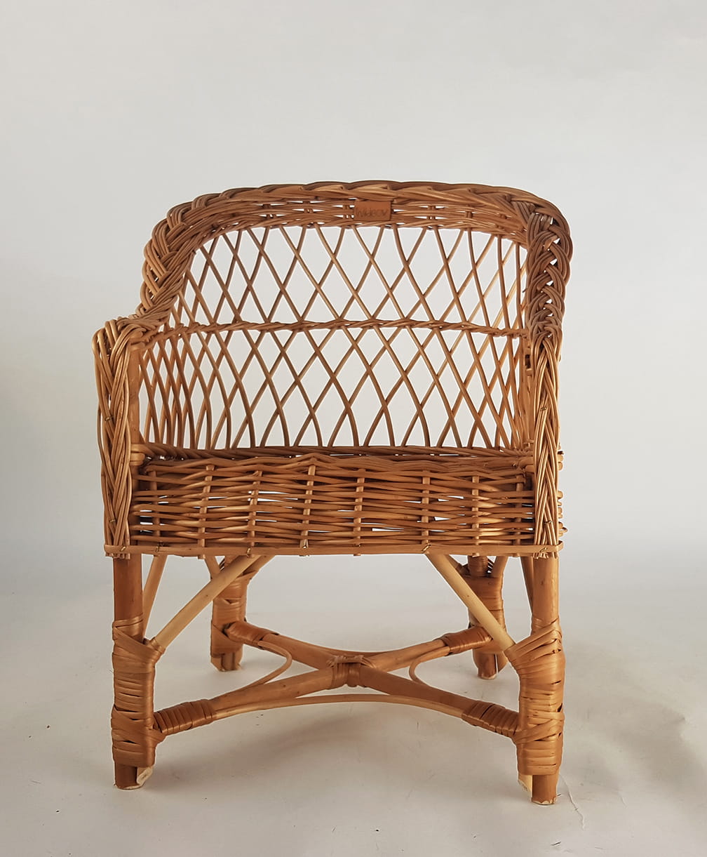 NATURAL WICKER CHAIR FOR CHILDREN