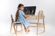 Childrens Montessori Table and Chair by Luula